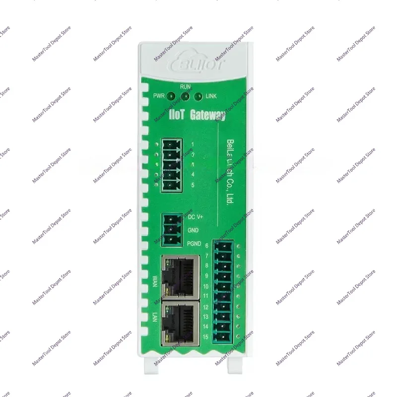 Modbus to Ethernet/IP protocol gateway, PLC conversion module, Ethernet port+RS485, protocol conversion and data transmission