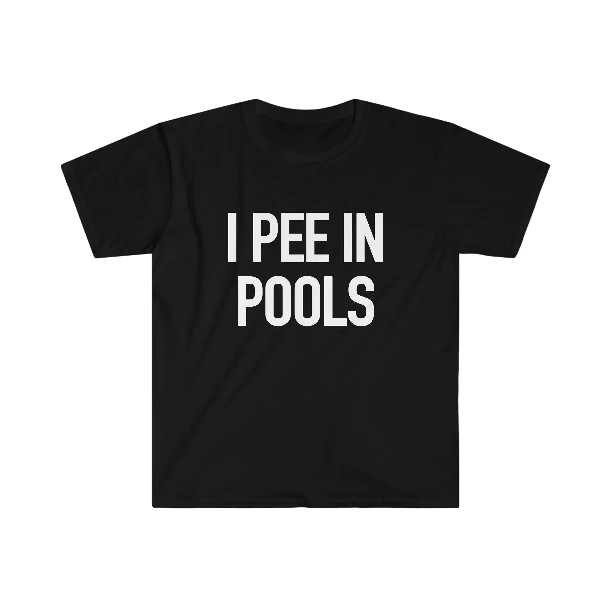 Funny Meme T Shirt I Pee In Pools Joke Gift