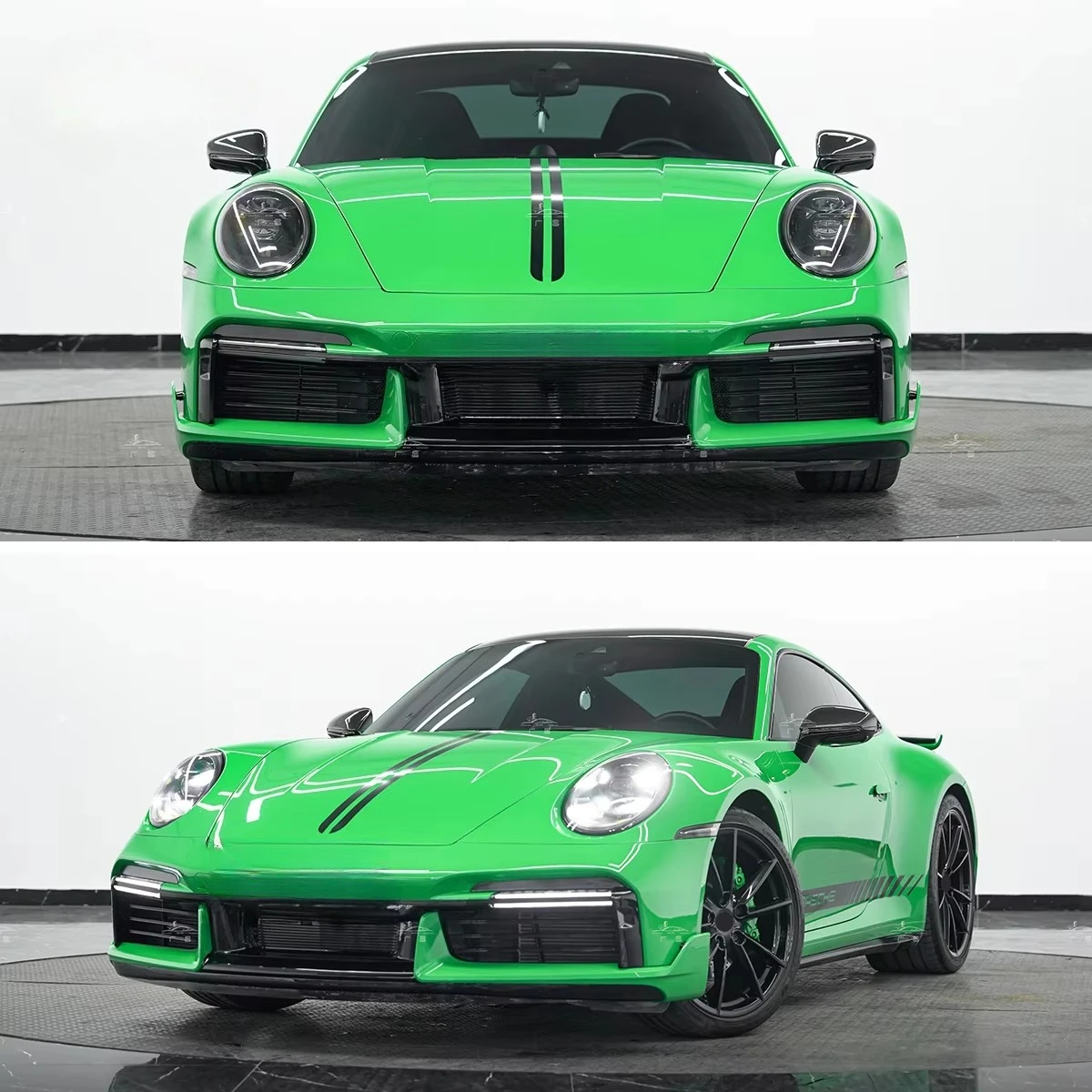 STLF 2019+ for 911 992 Carrera Upgrade Body Kit Turbos SD Style Front Bumper Facelift Rear Bumper Spoiler Exhaust PP Car Part