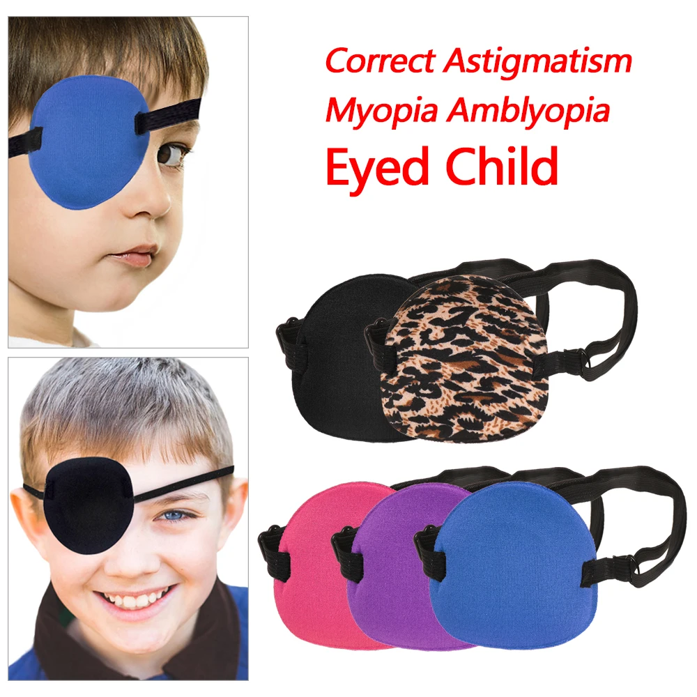 Fashion Amblyopia Correct Astigmatism Single Blindfold Eye Supplies Protect Eyesight