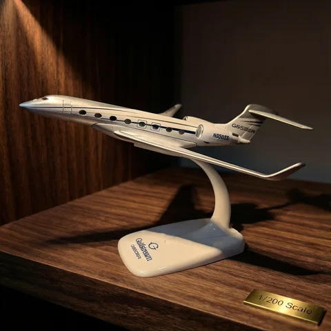 JASON TUTU Gulfstream G650 Aircraft Diecast 1/200 Scale Planes G650ER Airplane Model Plane Model Dropshipping