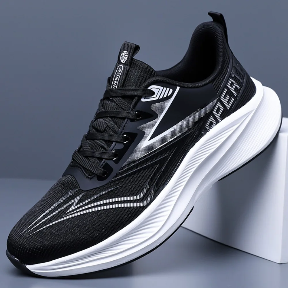 Men's Lightweight Running Shoes Autumn New Style Casual Sports Fashionable All-Match Travel Shoes Soft Upper Rubber Outsole