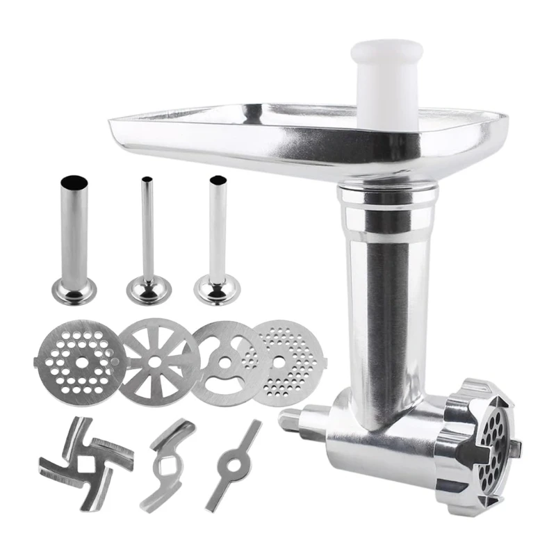 

M2EE Kitchen Grinder Sausage Stuffer Tube Grinding Plates for Stand Mixer