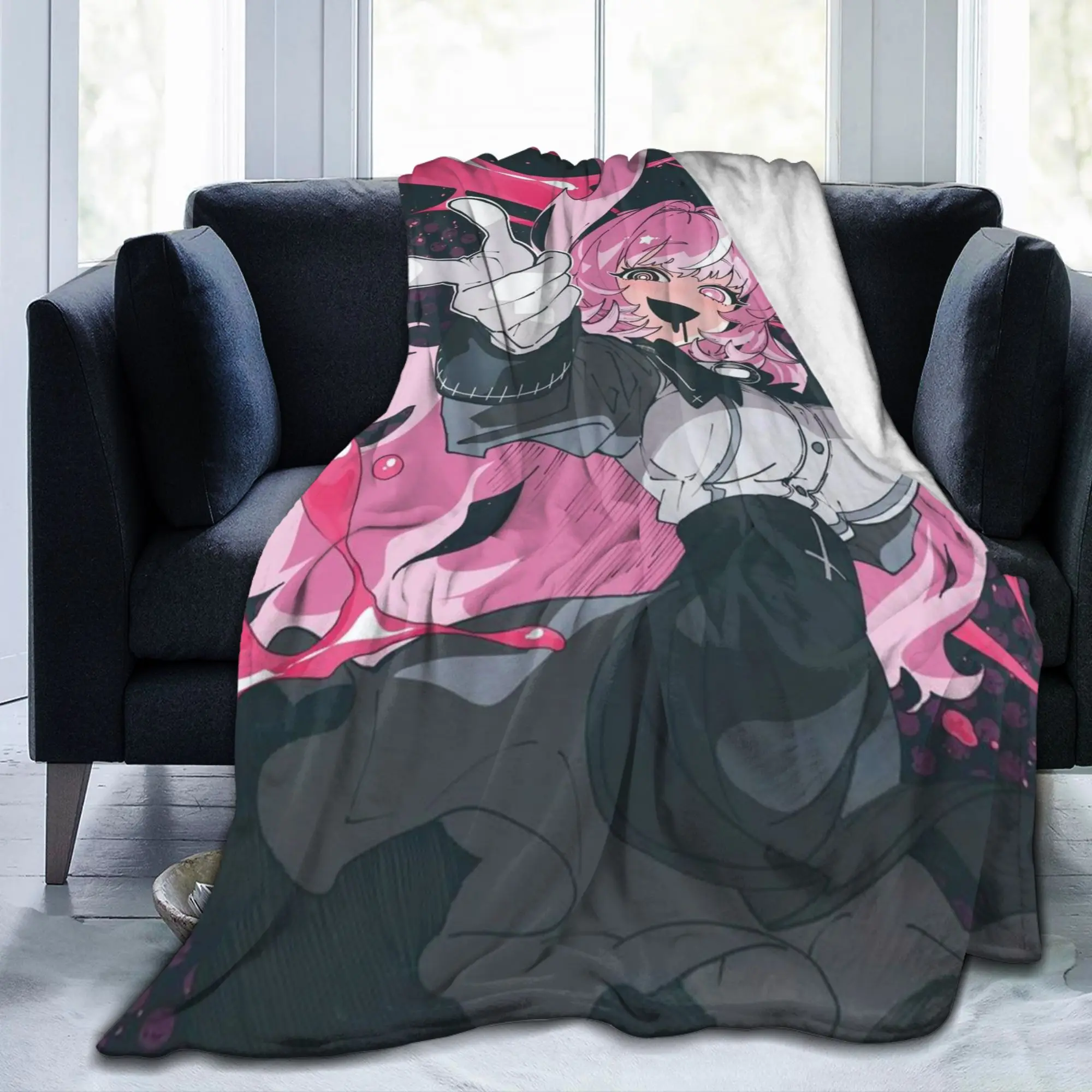 Soft Blanket Picnic Femme Soule Bedding Throws Drunken Goddess Reflux Flannel Bedspread For Living Room Funny Sofa Bed Cover