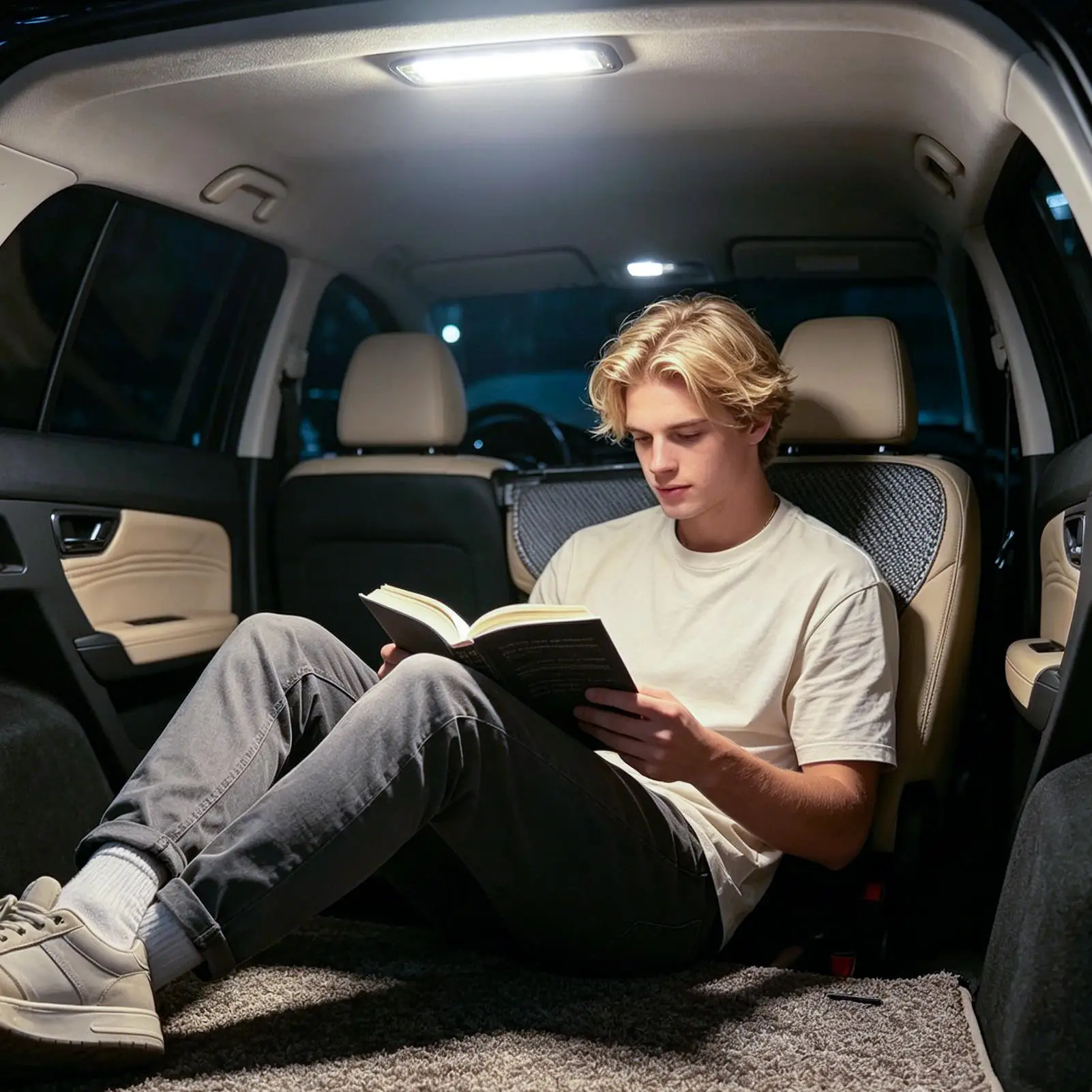 For  SUV LED Trunk Light Soft Lighting Reading Super Bright Auto Trunk Interior Light For Sedan Truck SUV RV Garage Travel Daily
