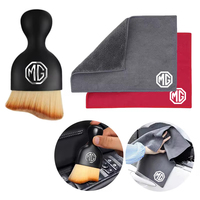 Car Towels Cleaning Drying Cloth with Car Cleaning Brush For Morris Garages MG ZS 7 6 Cyberster MG4 EV ES5 HS ONE GT GS MG3 EZS