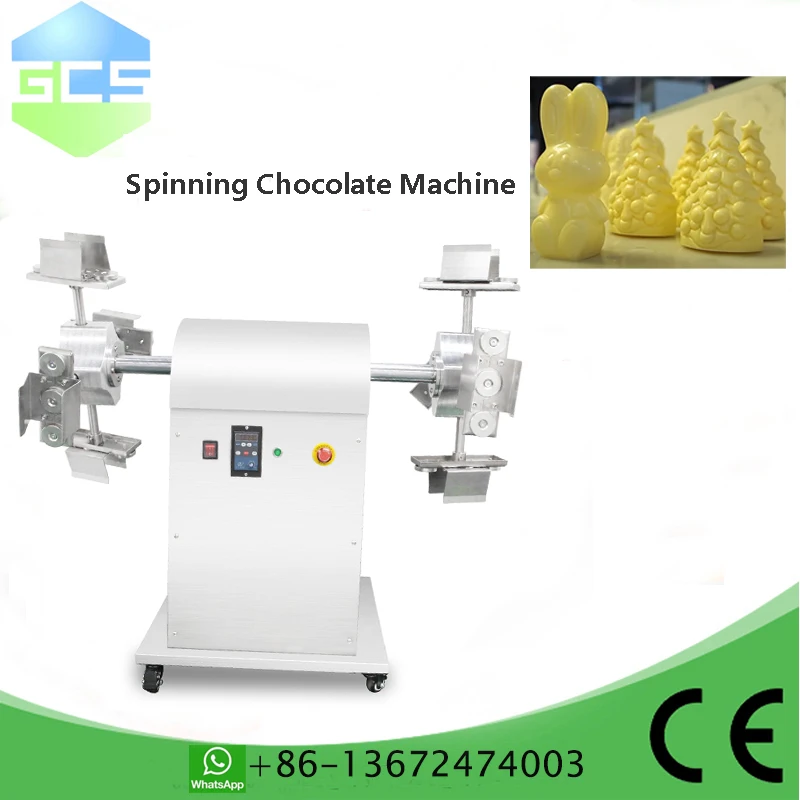 

Industrial Hollow Chocolate Egg Forming Maker | Spinning Moulding Machine for Batch Production
