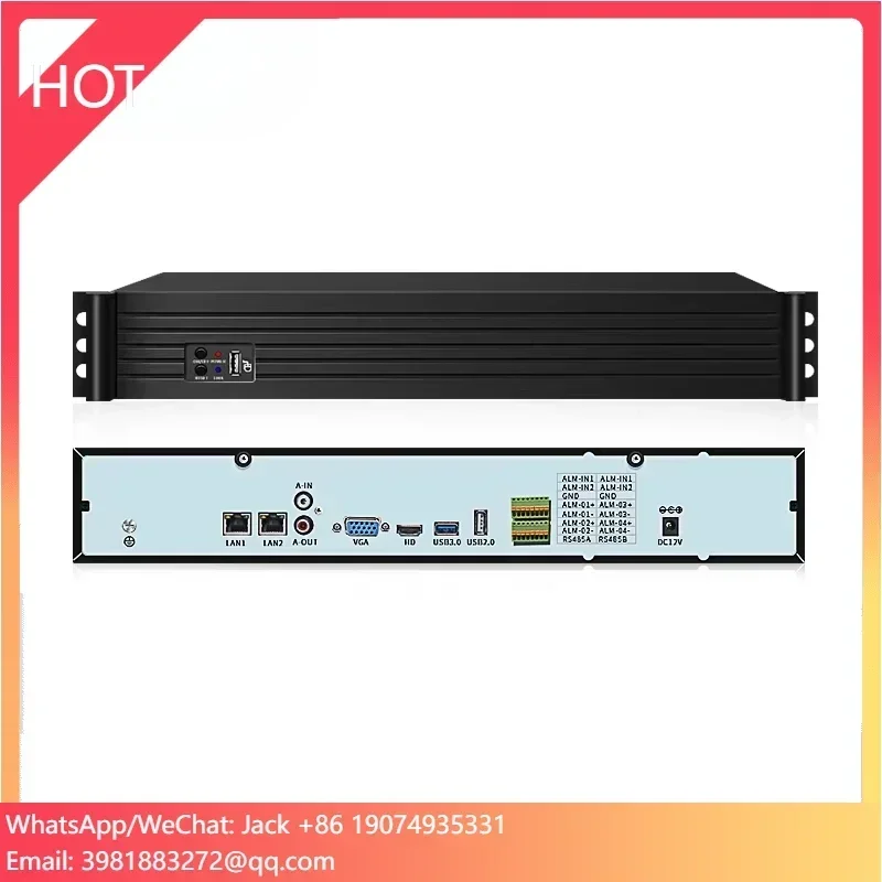 Loosafe Super NVR 64/128 canali Ultra 4K H.265 Videoregistratore di rete Riconoscimento facciale