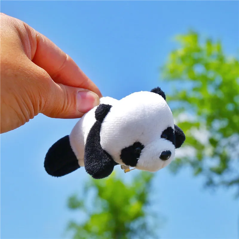 1000pcs Wholesale Three-dimensional Chinese Panda Brooch Cute China Plush Toy Little Doll Pendan,Deposit First to Get Discount