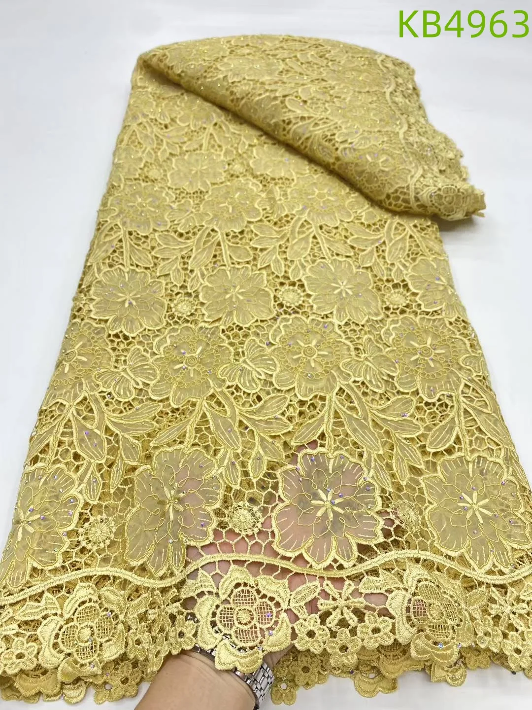 الأفريقي جبر أقمشة الدانتيل 2025 شمسيّة دانتيل عالية الجودة 5 ياردة الوردي نيجيريا الأحجار الحبل أقمشة الدانتيل لفساتين الحفلات المسائية KB4963