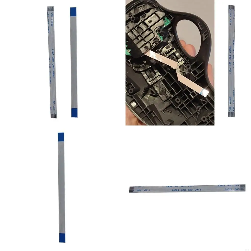 

C90F Ergonomic Mouse Cord Durability PVC Flexible Cable for M575 Ergo Mouse Ribbon 10CM 3.94in