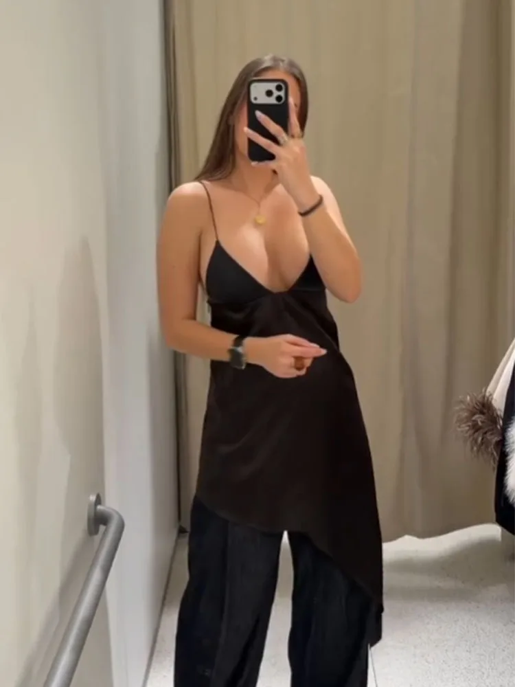 

HH женские летние модные универсальные топы из искусственной кожи с эффектом сращивания, сексуальные топы на бретельках с открытой спиной, женские повседневные короткие топы в уличном стиле