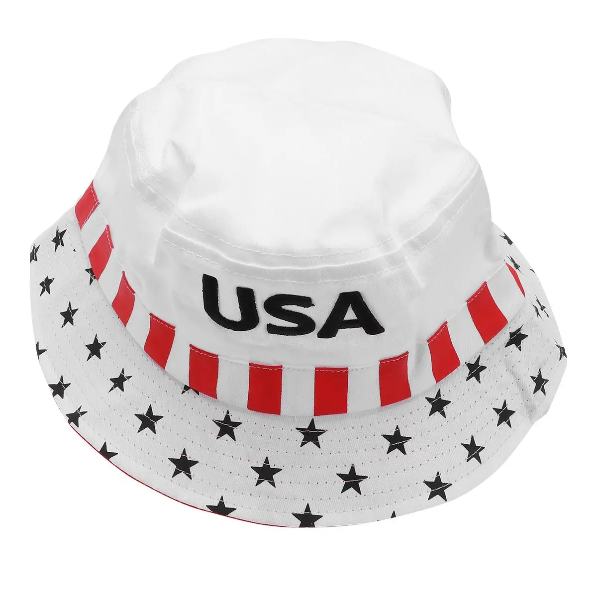 

Sun Protection Bucket Bucket Hat Printing Cotton Women Outdoor Travel Vacation Beach Fishing Sunscreen Durable Safe Long Use