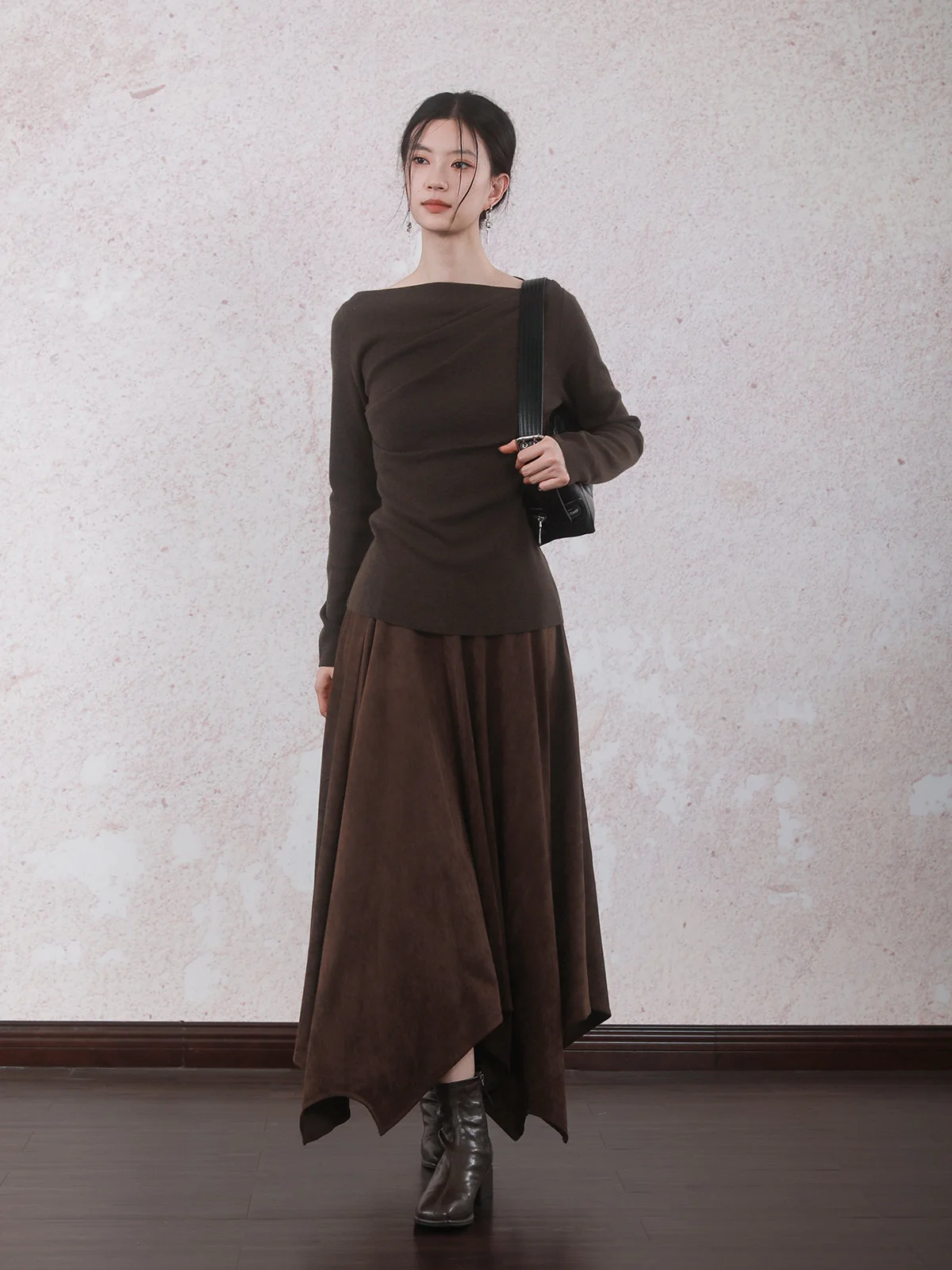 INGKO Ele Plaid Rock mit mittlerer Taille aus Polyesterfaser für Zuhause, Pendeln, Alltag, Reisen, Freizeit, Dates, Auftritte und Anträge