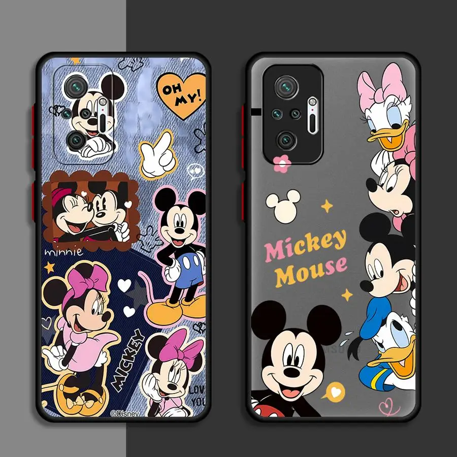 Cute Cartoon Disney Mickey Mouse Phone case for Xiaomi Mi 11 Lite 5G 11T 12 12X 12T X3 NFC Pro X4Pro5G X4NFC5G X5 5G Poco C40