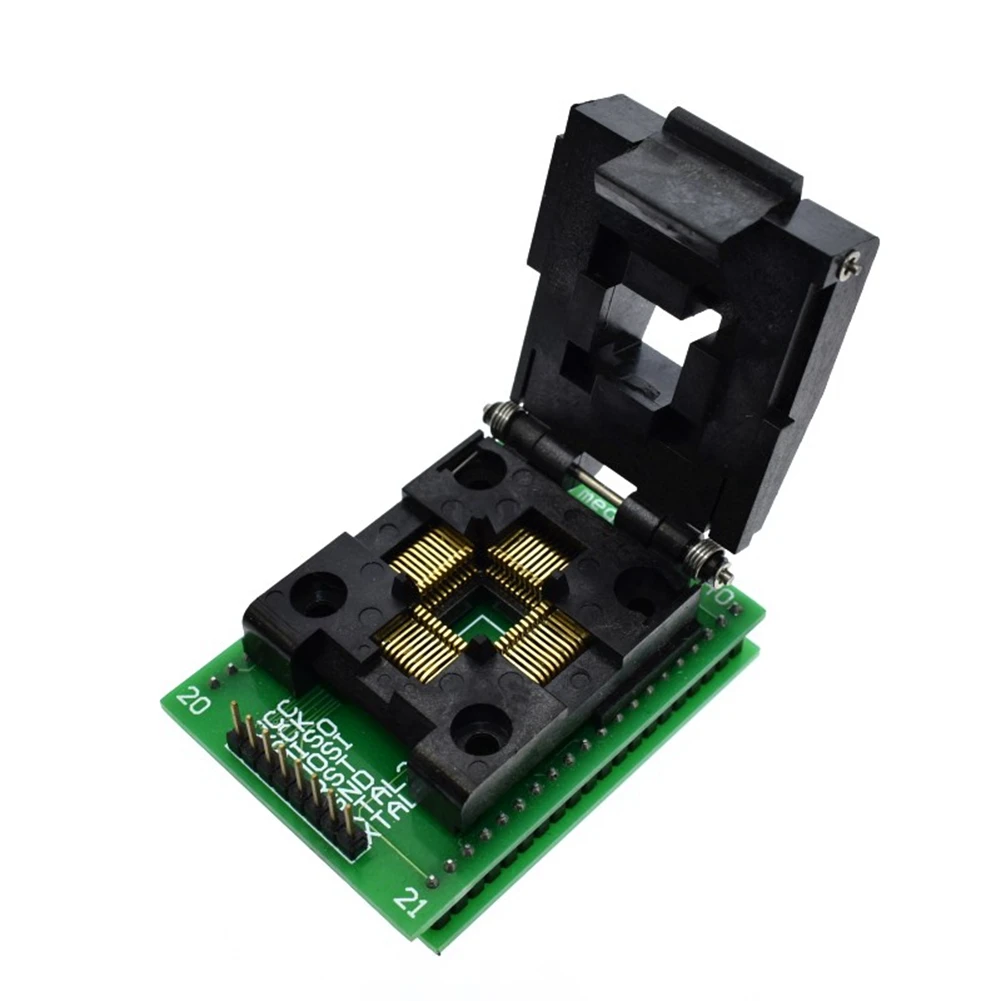 TQFP44 to DIP40 Burning Socket Chip Programmer TQFP44 Adapter Socket Dip40 Qfp44 ATMEGA16