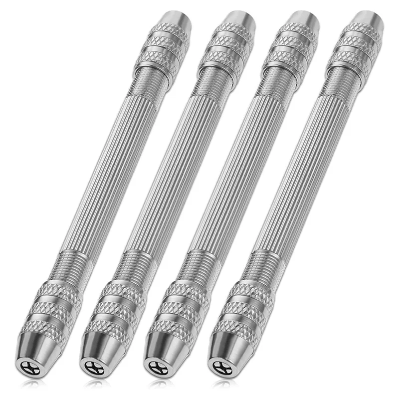HGFLE-4Pieces Double End Needle Pliers DIY Hand Drill Needle Pliers Wire Twisting Tools For Jewelry Making Jewelry Making Tool