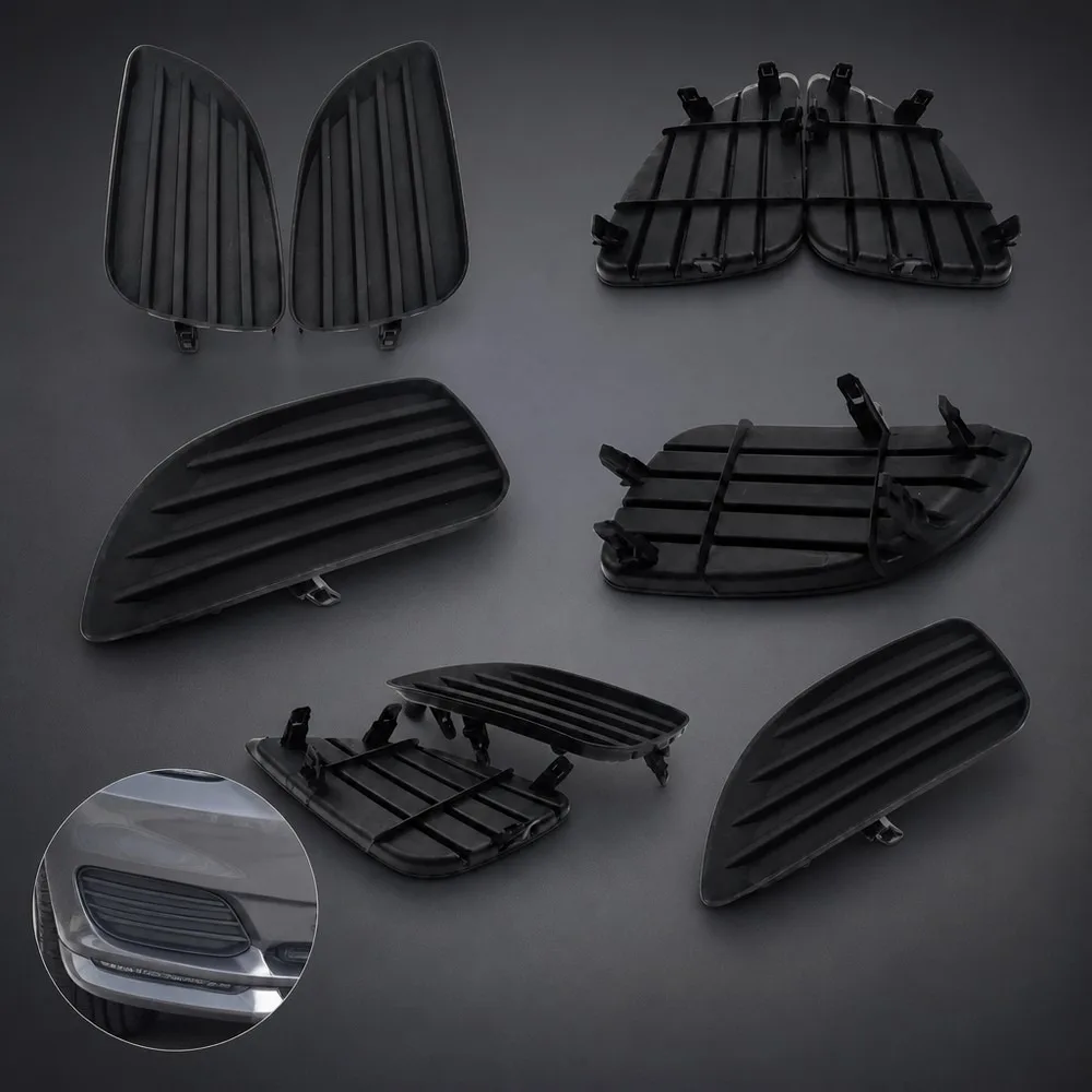 Fog Light Cover Trim Compatible with 2010-2011 for Toyota Camry Front Fog Lamp Housing Frame Replacement Decor ABS Chrome