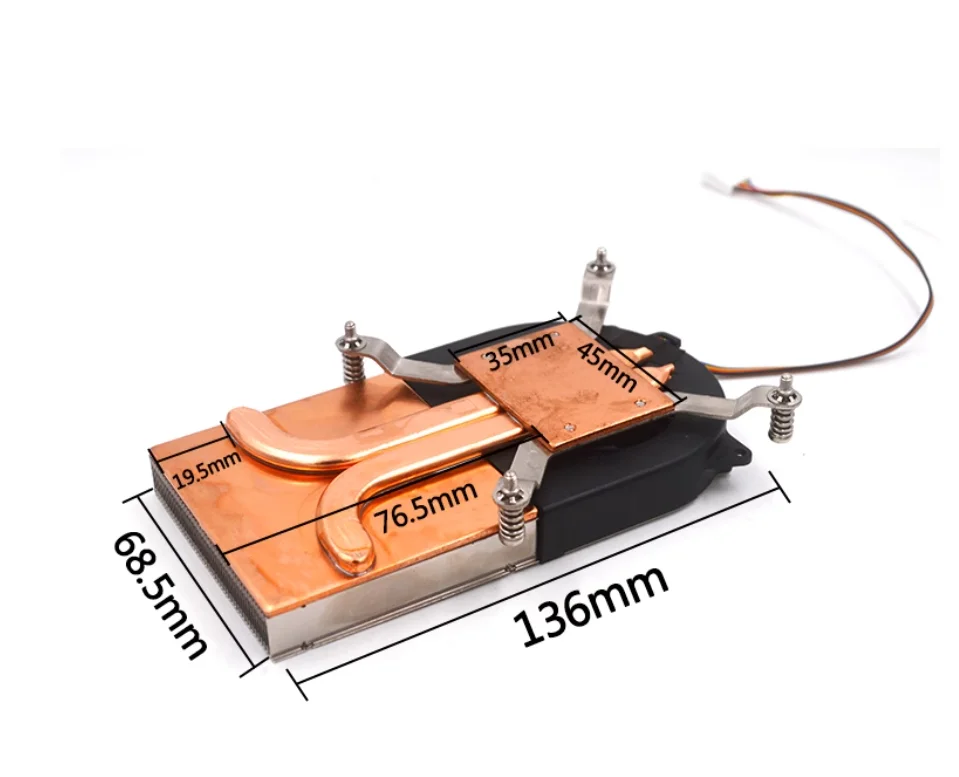 for computer 7015 Double ball heat pipe Thermal Module OPS heat pipe radiator Industrial radiatorIndustrial Control Heatsink