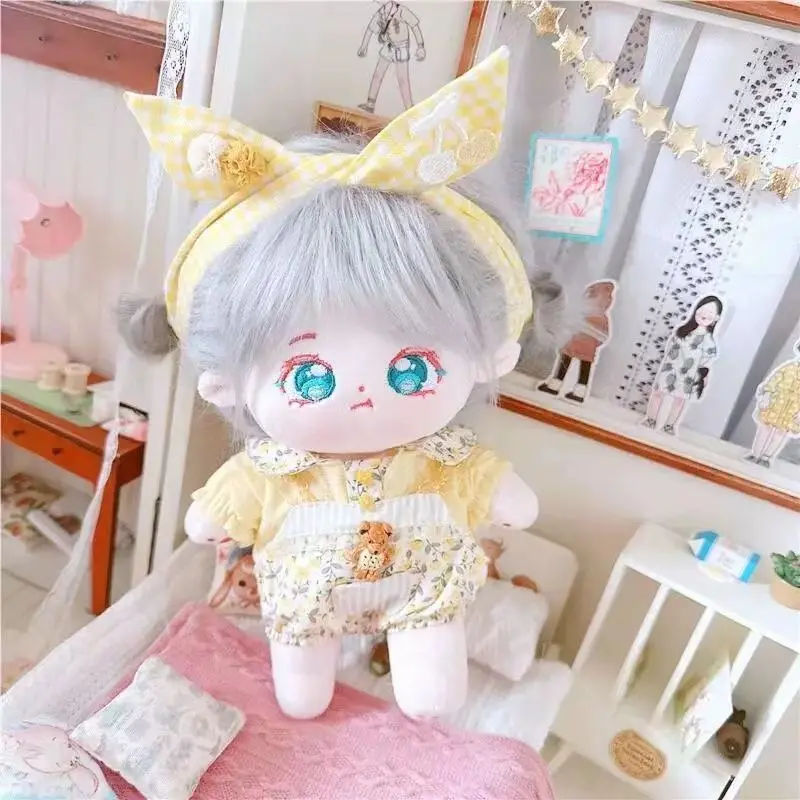 20cm Idol Puppe Plüsch Baumwolle Stern Puppen Kawaii ausgestopfte Baby Plüschtiere keine Attribute Puppen Spielzeug Fans Sammlung Kinder Geschenke