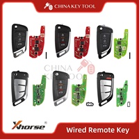 Xhorse Knife Style 3 Buttons 2nd Generation Wire Remote XKKF05EN XKKF06EN XKKF02EN XKKF03EN XKKF20EN XKKF21EN