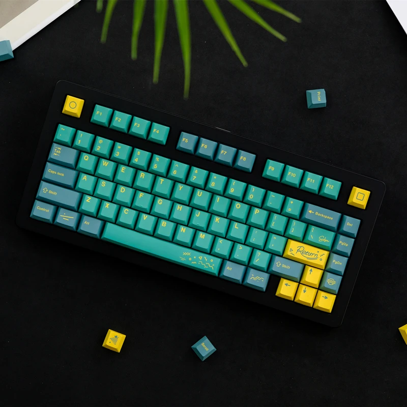 129 Keys/set GMK Pattaya Keycaps Cherry Profile Key Caps PBT Dye Subbed Keycap For MX Switch 61/64/68/75/87/104/980