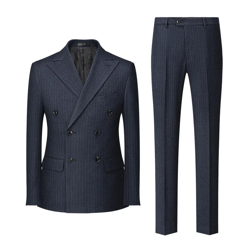 

072905 Men's Korean style business casual two piece suit