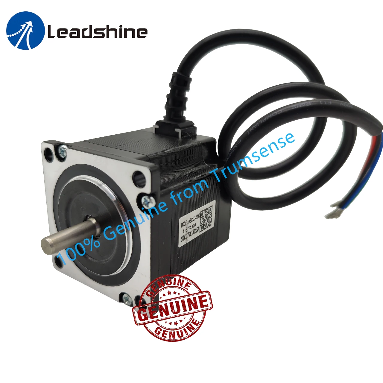 1 Piece NEMA 23 Leadshine Dual Shaft Stepper Motor HS8123-5040 1.3 N.m Torque It is Double Shaft Version of Leadshine 57HS09