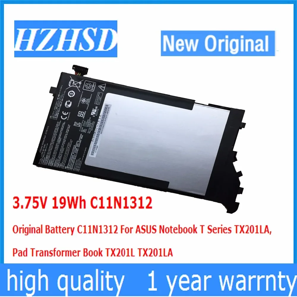 Imagem -01 - Bateria Original para Asus Notebook t Series Tx201la Pad Transformer Livro 3.75v 19wh C11n1312 C11n1312 Tx201l Tx201la Novo bateria original para asus notebook t series tx201la pad transformer livro 375v 19wh c11n1312 c11n1312 tx201l tx201la novo 01