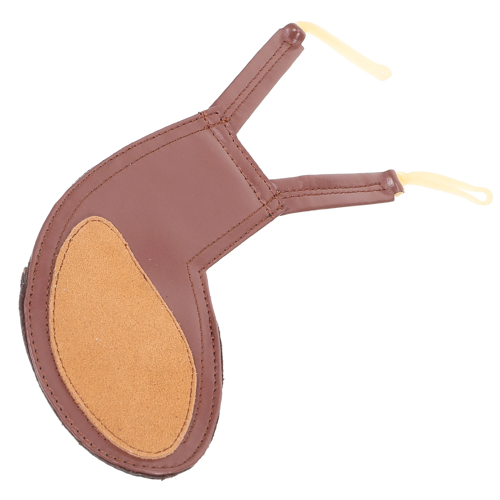 

Sheepskin Chin Rest Pad Lightweight 4 4 Size Durable Practical Sweat Absorption Elastic Strap Violin Accessories Violin Playing