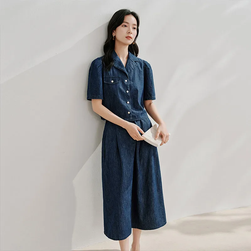 

INMAN Spring Women's Shirts Embroidered Women's Blouses Lapel Elegant Office Lady Long-Sleeve Traf Shirt Casual Versatile Shirt