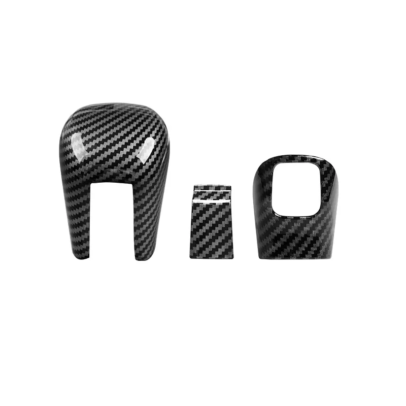 For Honda Civic 10th Gen Carbon Fiber Interior Gear Shift Panel Trim Cover Sticker Decal for 2016-2021 Interior Modification 4