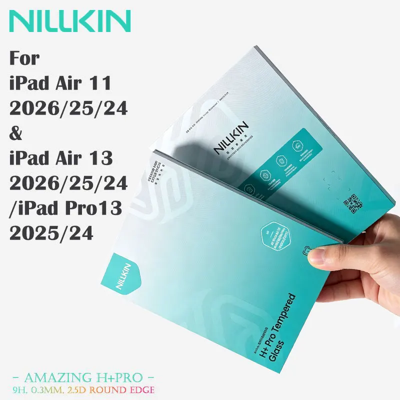 For iPad Air11/Air13/Pro13 NILLKIN H+PRO HD Clear Ultra-Thin Anti-Smudge Oleophobic Coating High-Alumina Glass Screen Protector