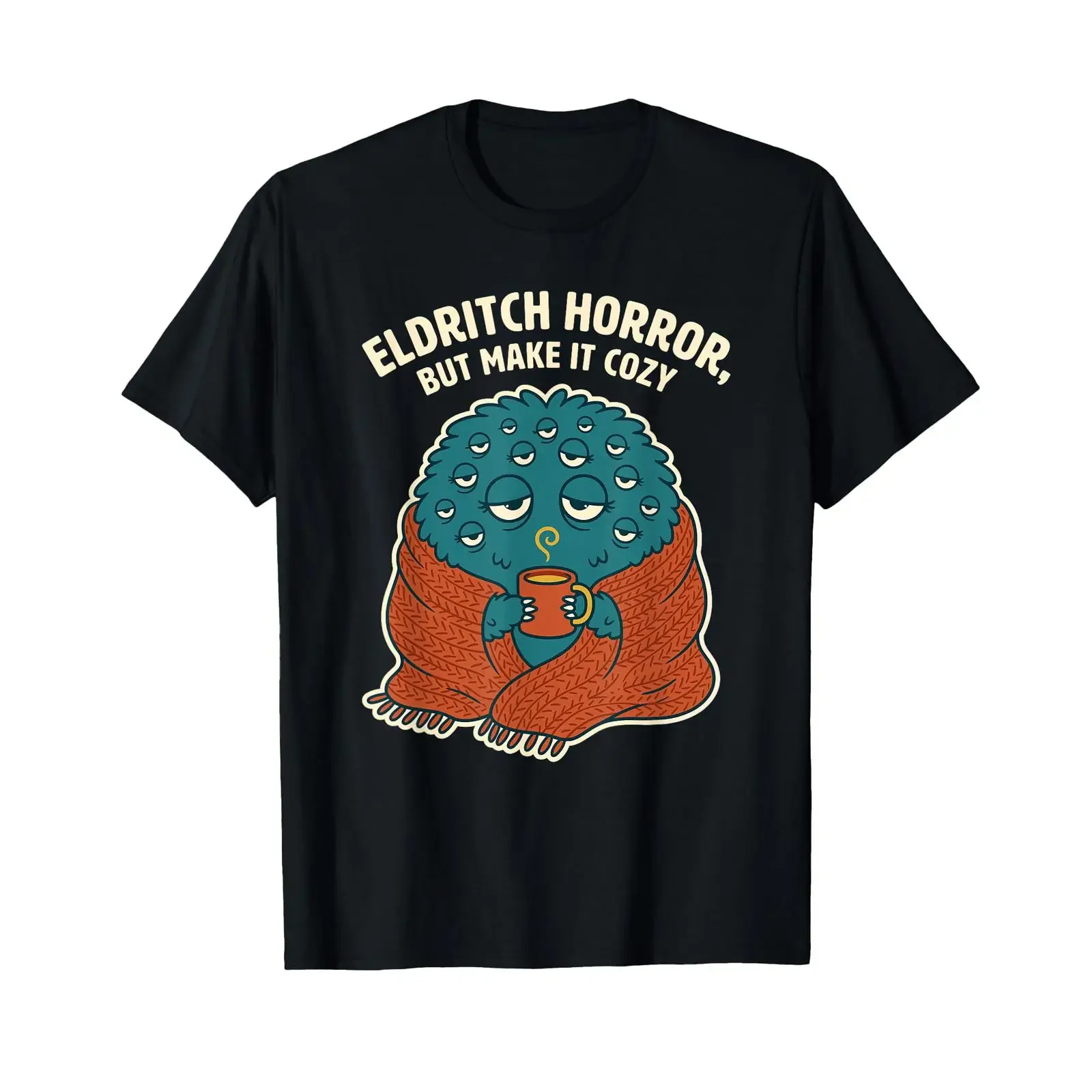 Eldritch Horror Aber mach es zu einem gemütlichen Kaffee für Enthusiasten T Shirt vintage Washed Casual Stretched Slightly