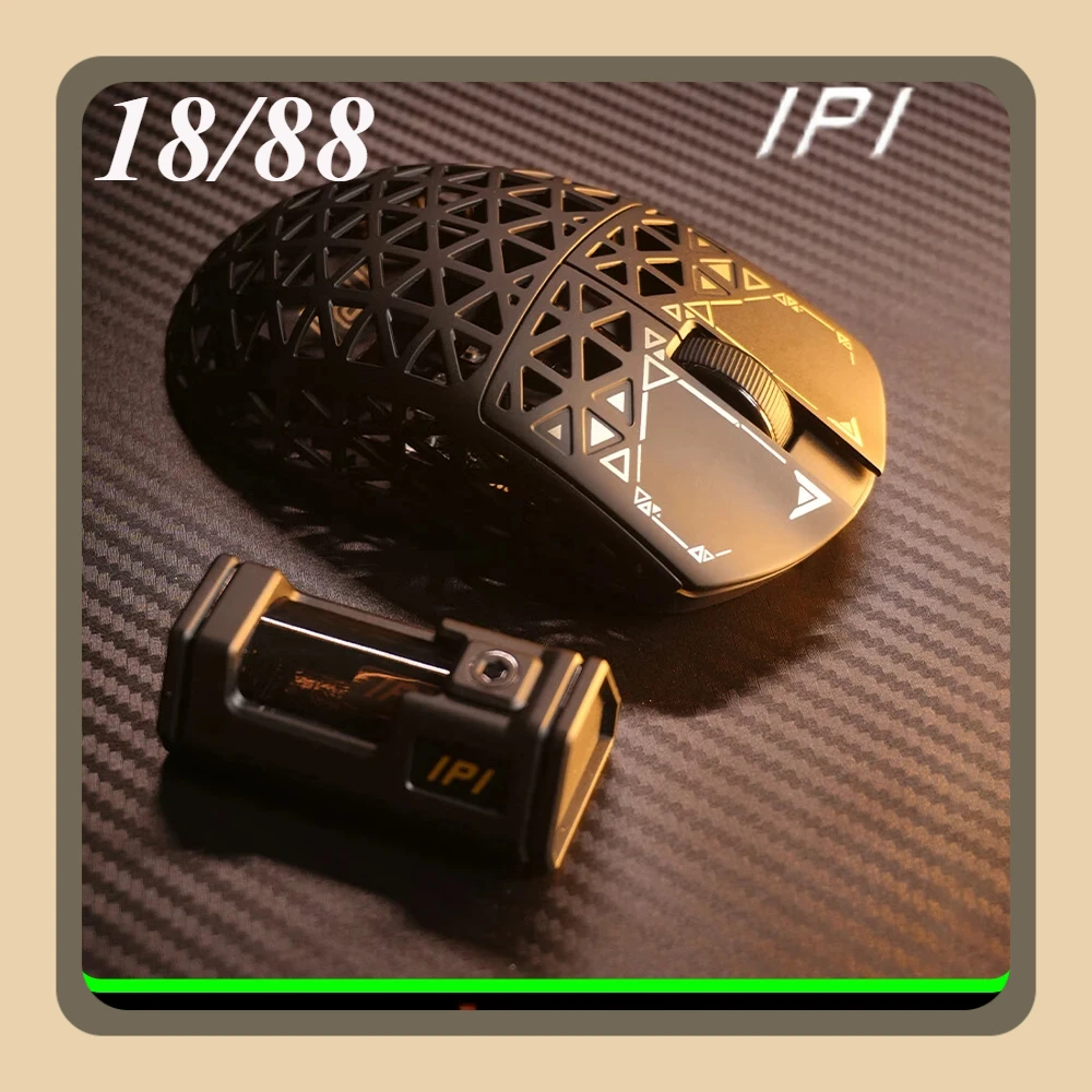 

IPI Piao NEW Float Wireless 8k Mouse 3-Mode Bluetooth Dual 8k Carbon Hell Out PC Gaming Esports Lightweight Mouse Custom Mice