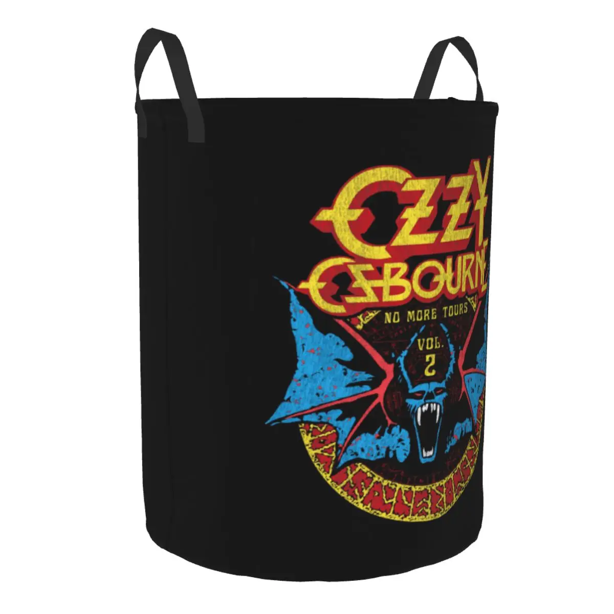 Heavy Metal Band Rock Laundry Hamper Large Storage Basket Ozzy Osbourne Prince Of Darkness Kids Nursery Toy Organizer