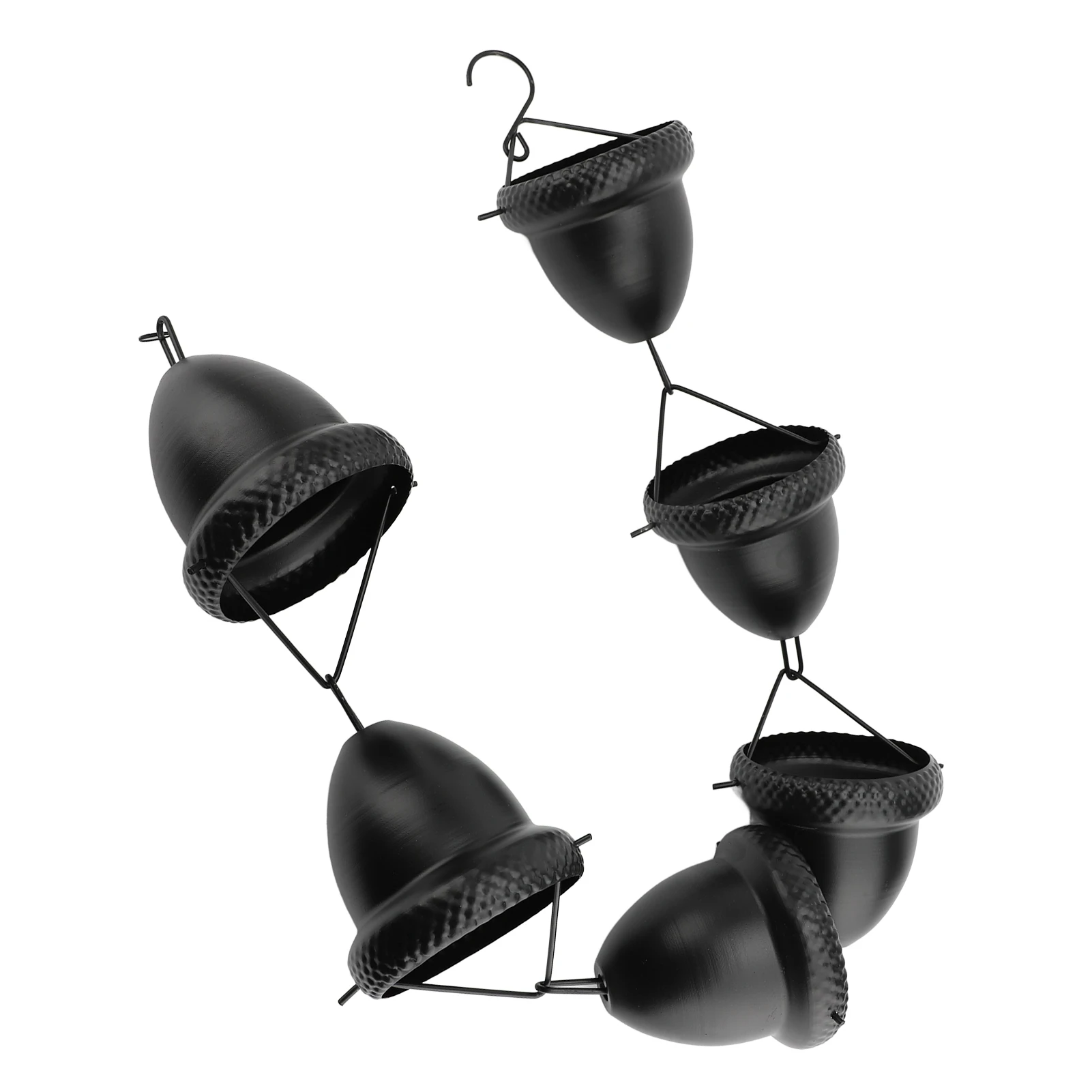 

3,28 фута дождевая цепь, стильная желудь, большая чашка, сменная цепь для улавливания дождя, водосточная труба для желобов, сада, уличное украшение