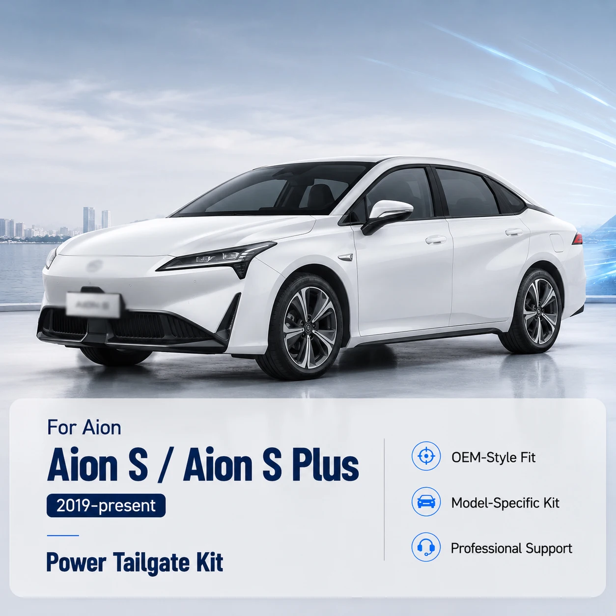 For Aion S Aion S Plus 2019-present Car Automatic Lifting kit Opening Trunk Intelligent Electric Lift Tailgate