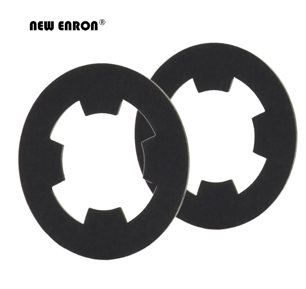 NEW ENRON 2Pcs 1MM Slipper Clutch Pad Black 72131 for RC Car 1/10 HPI Racing Savage Flux HP STEEL SPUR GEAR SET 47T STD 4.6 5.9