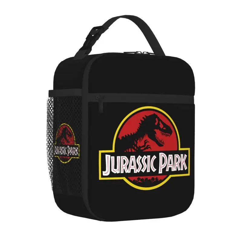 Jurassic Park Dinosaurier Isolierte Lunchtasche, multifunktionale Lebensmittelbox, tragbare Kühlbox, Thermo-Lunchbox, Schule, Lebensmittelbox