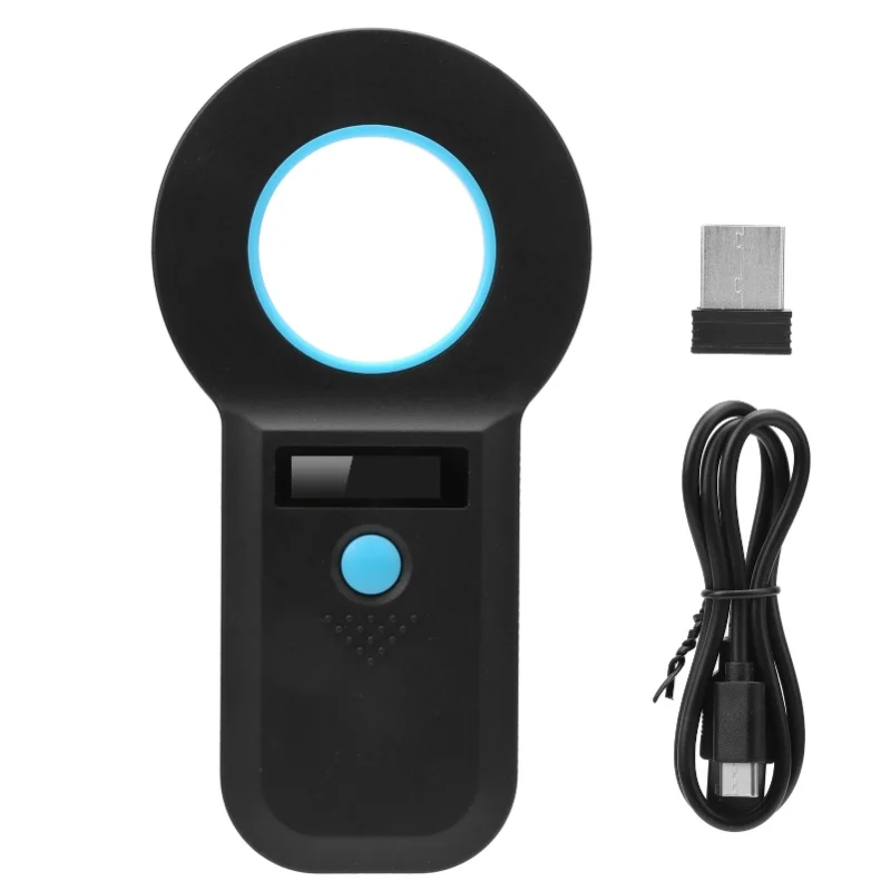 

Animal Chip Reader Microchip Bluetooth Scanner For RFID Portable Handheld 134.2Khz/125Khz Rechargeable
