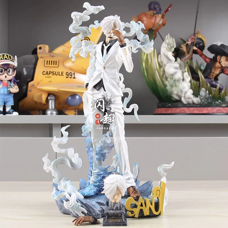 

28-сантиметровая аниме-фигурка Ника Санжи из One Piece, коллекционная фигурка Санжи, периферийная коллекционная продукция, фигурки из ПВХ, статуэтка GK, модель, подарок