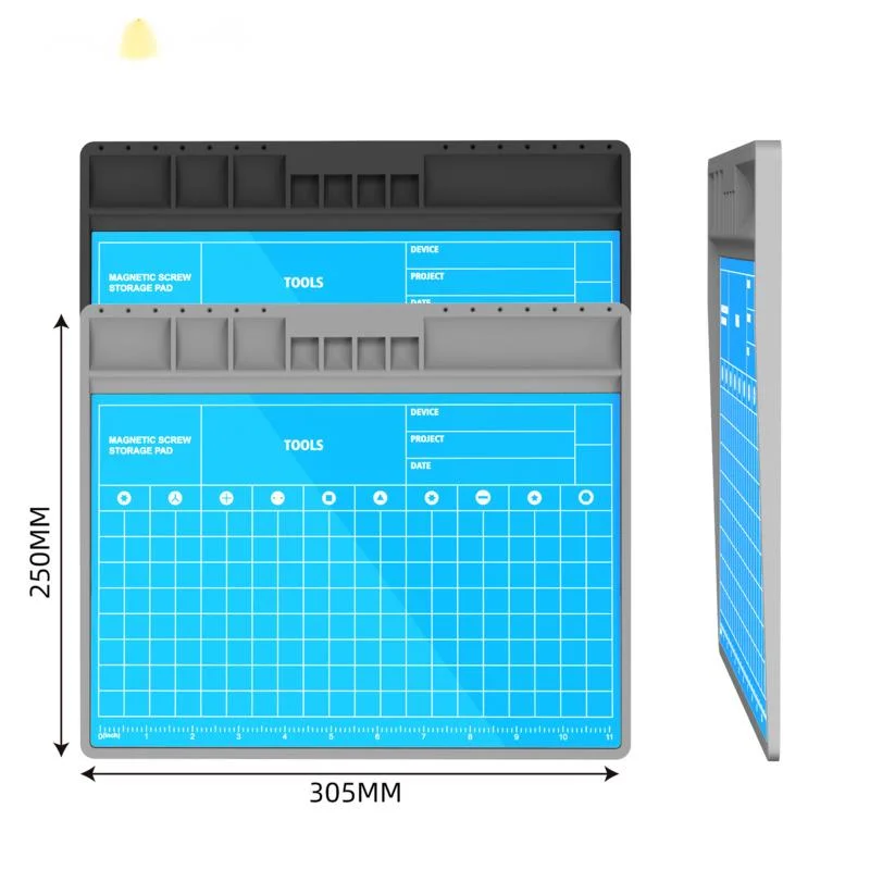 

2 в 1 ремонтная площадка, термостойкая изоляционная паяльная станция, силиконовый коврик для пайки, рабочая площадка, настольная платформа для паяльной станции