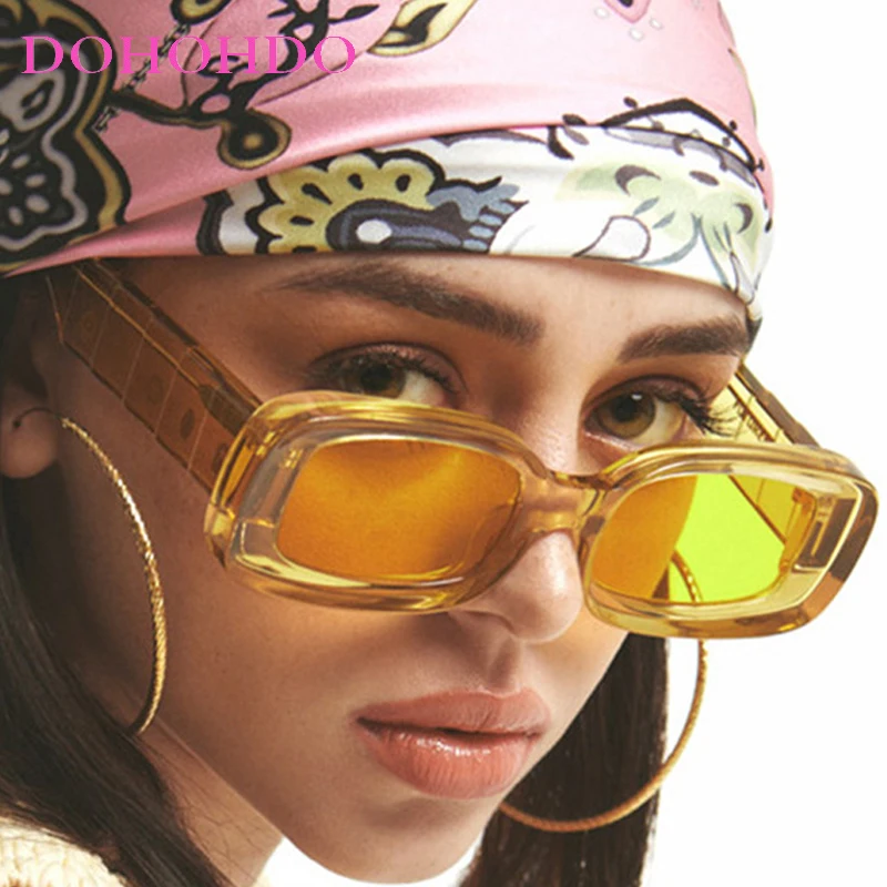 

Vintage Hip-Hop Small Square Sunglasses Women Men Candy Color Sun Glasses Female Traveling Driving Shades Eyeglasses UV400 Очки