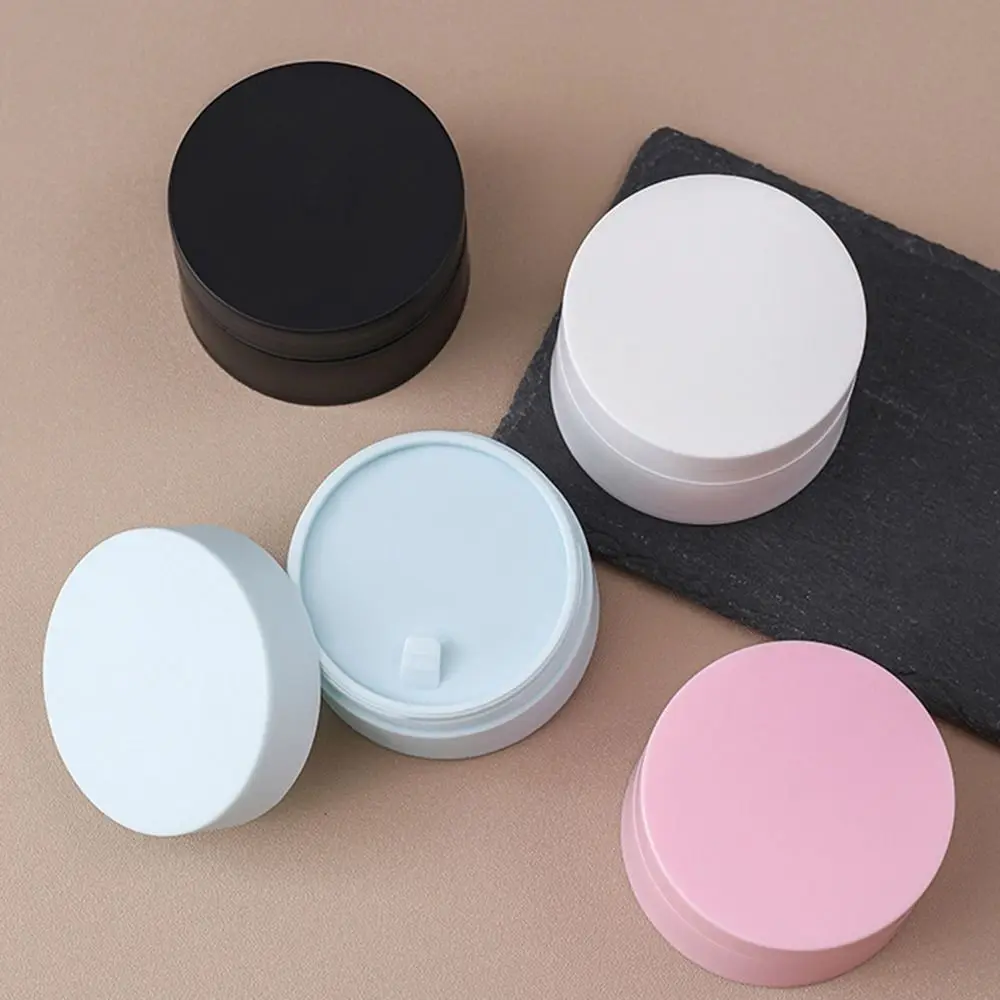 Round Face Cream Bottles Plastic 5-100g Cosmetic Cream Jars Liquid Foundations Eye Shadow Lip Balm Container Cans Travel