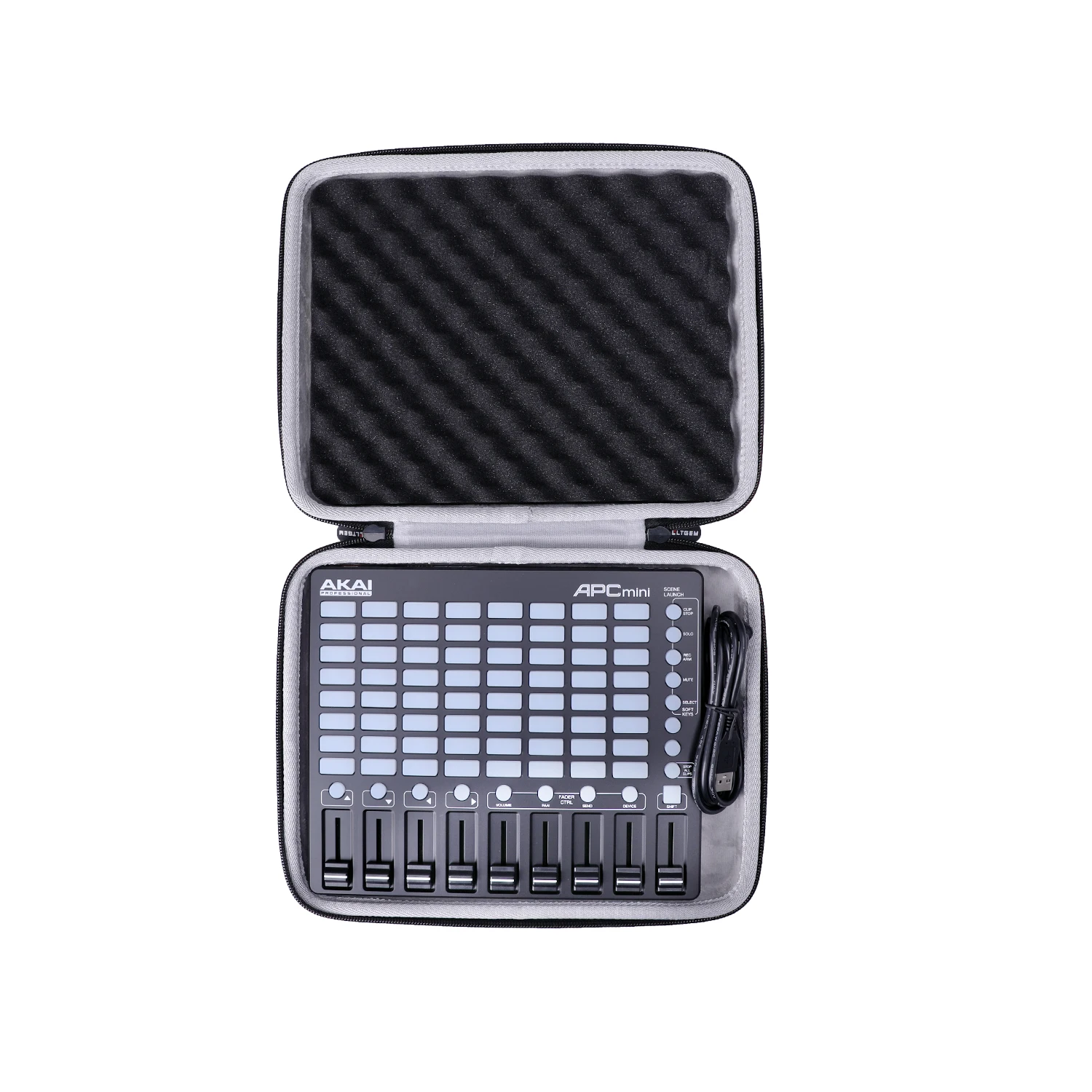 LTGEM MIDI Estuche para Akai Professional APC Mini Bolsa de transporte de almacenamiento Accesorios para controlador MIDI