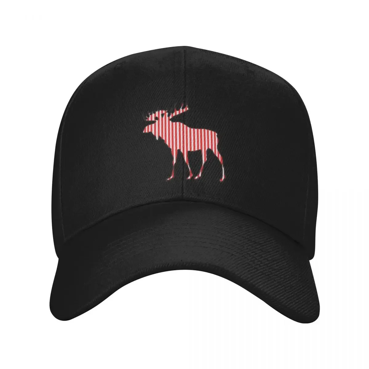 

Red and White Moose Baseball Cap Kids Hat Unique hats derby hat Hats For Women Men's