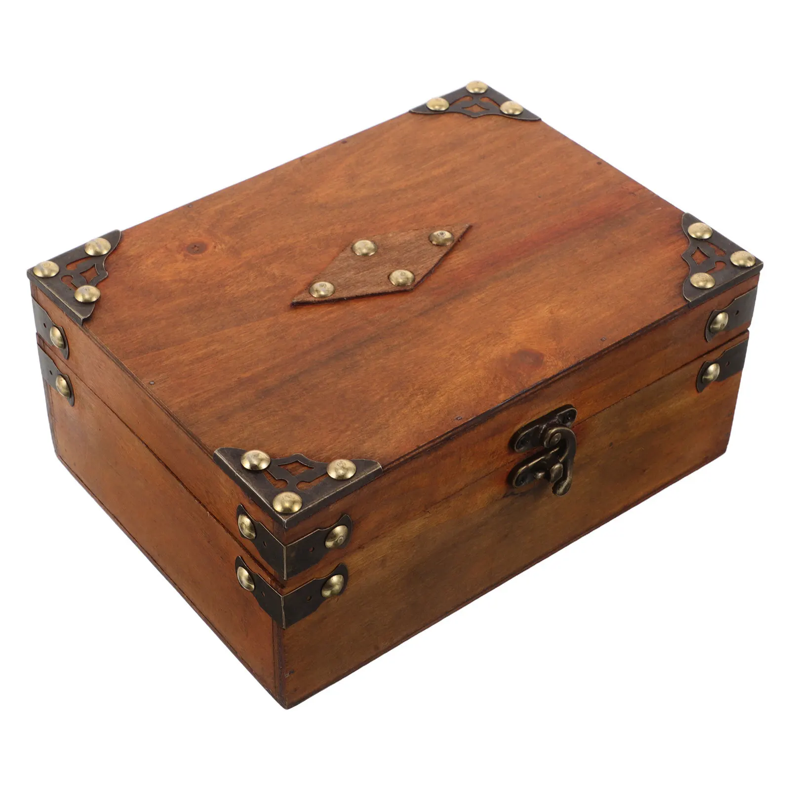 

Vintage Jewelry Keepsake Box Retro Treasure Chest Decorative Storage Organizer for Trinkets Home Decoration Treasure Chest