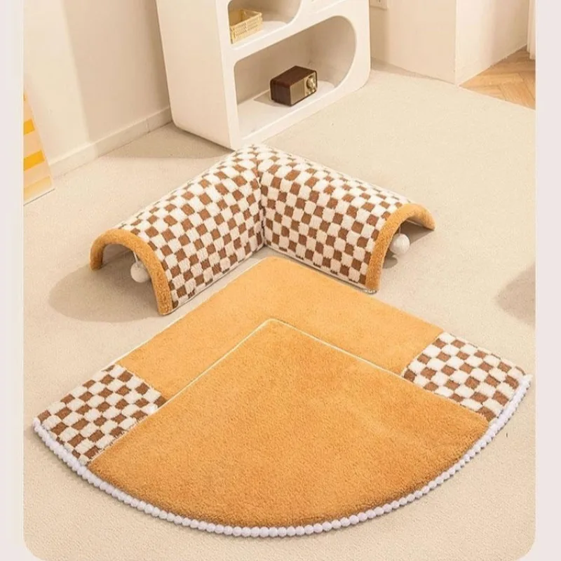 Imagem -03 - Túnel Fechado Cat Nest Cat Bed Escape House Mat Pode Ser Desmontado e Lavado Quente Outono e Inverno