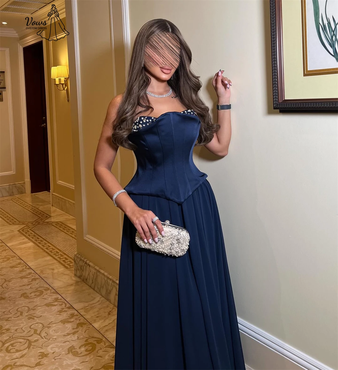 ชุดราตรีออกงานแบบเปิดไหล่ทรงบอลกาวน์ ไลน์เอ สีดำ สำหรับผู้หญิง สง่างาม เหมาะสำหรับงานแต่งงาน งานเลี้ยงตอนเย็น ปี 2025 รับตัดตามสั่ง